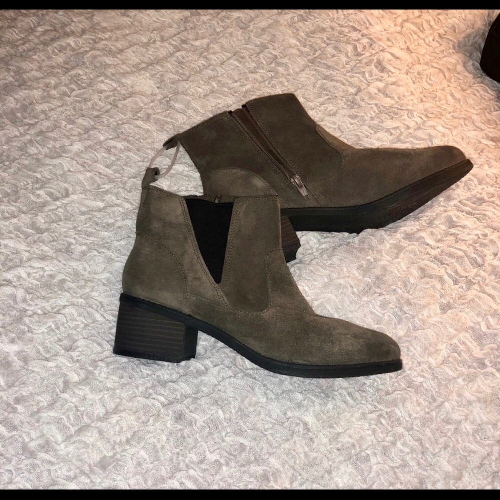 Brand New CLARKS Dark Grey Booties